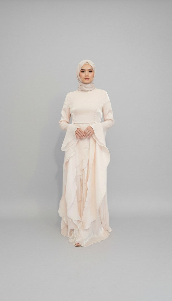 Lamia Ruffle Gown