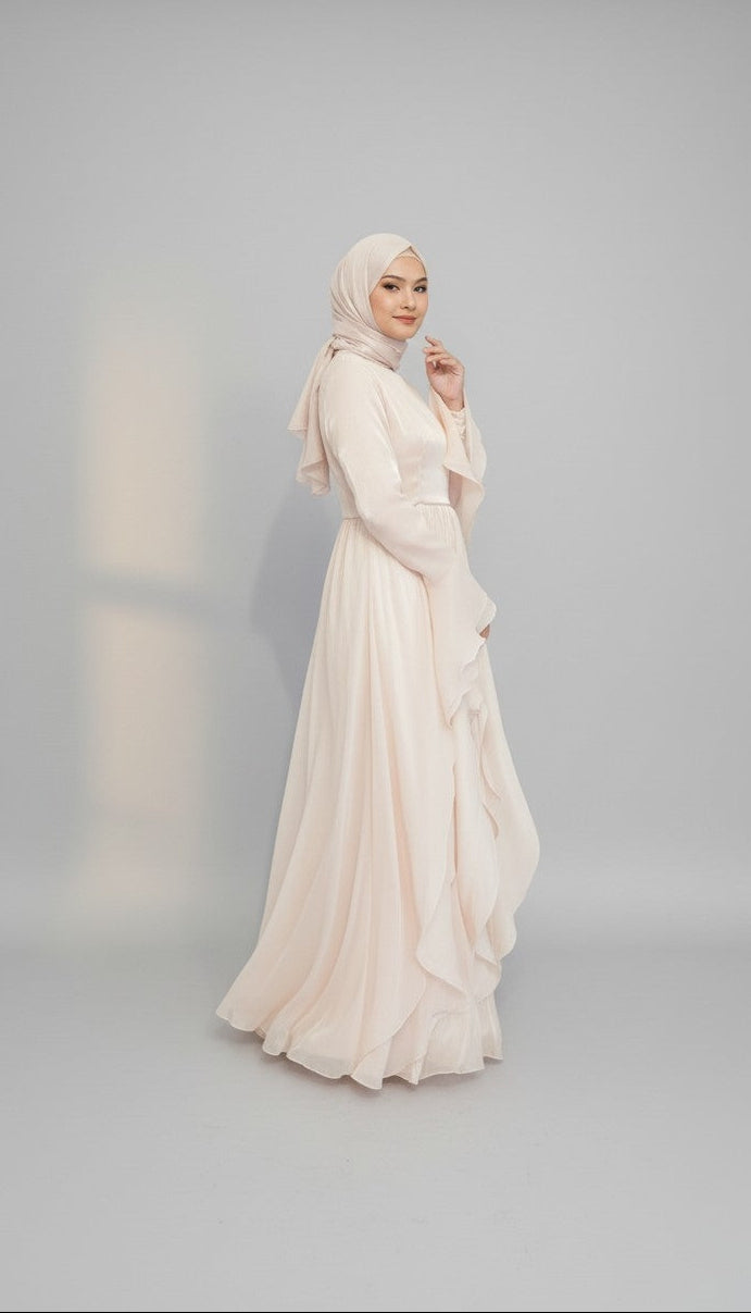 Lamia Ruffle Gown